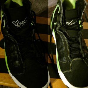 Air Jordan Flight Green & Black Mens High Top 12
